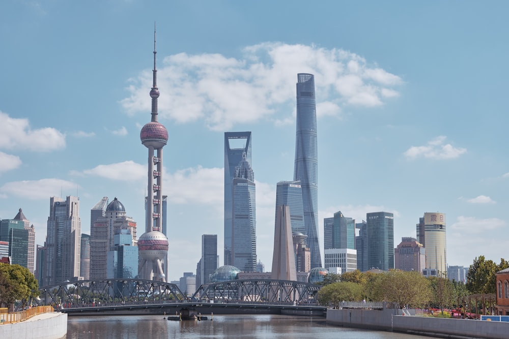 city skyline under blue sky during daytime