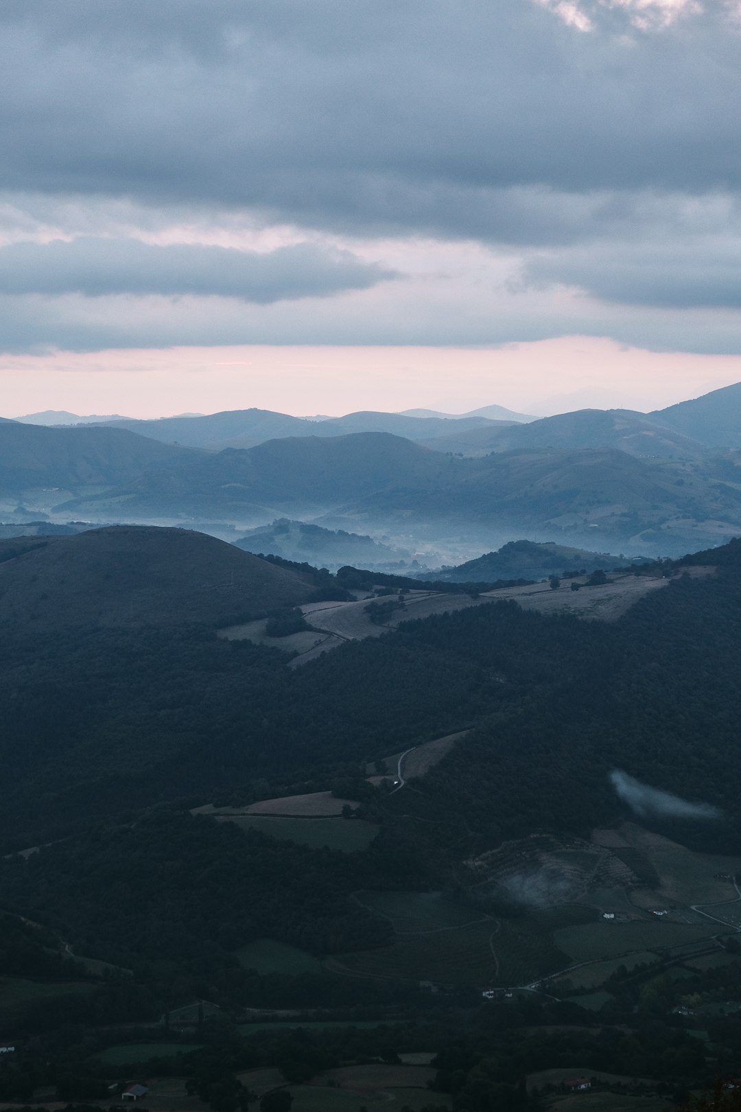 aerial view of green mountains during daytime