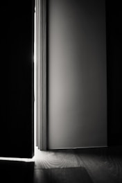 white wooden door with glass