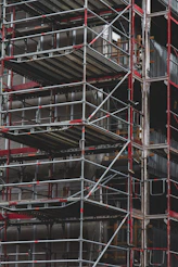 black and yellow metal frame