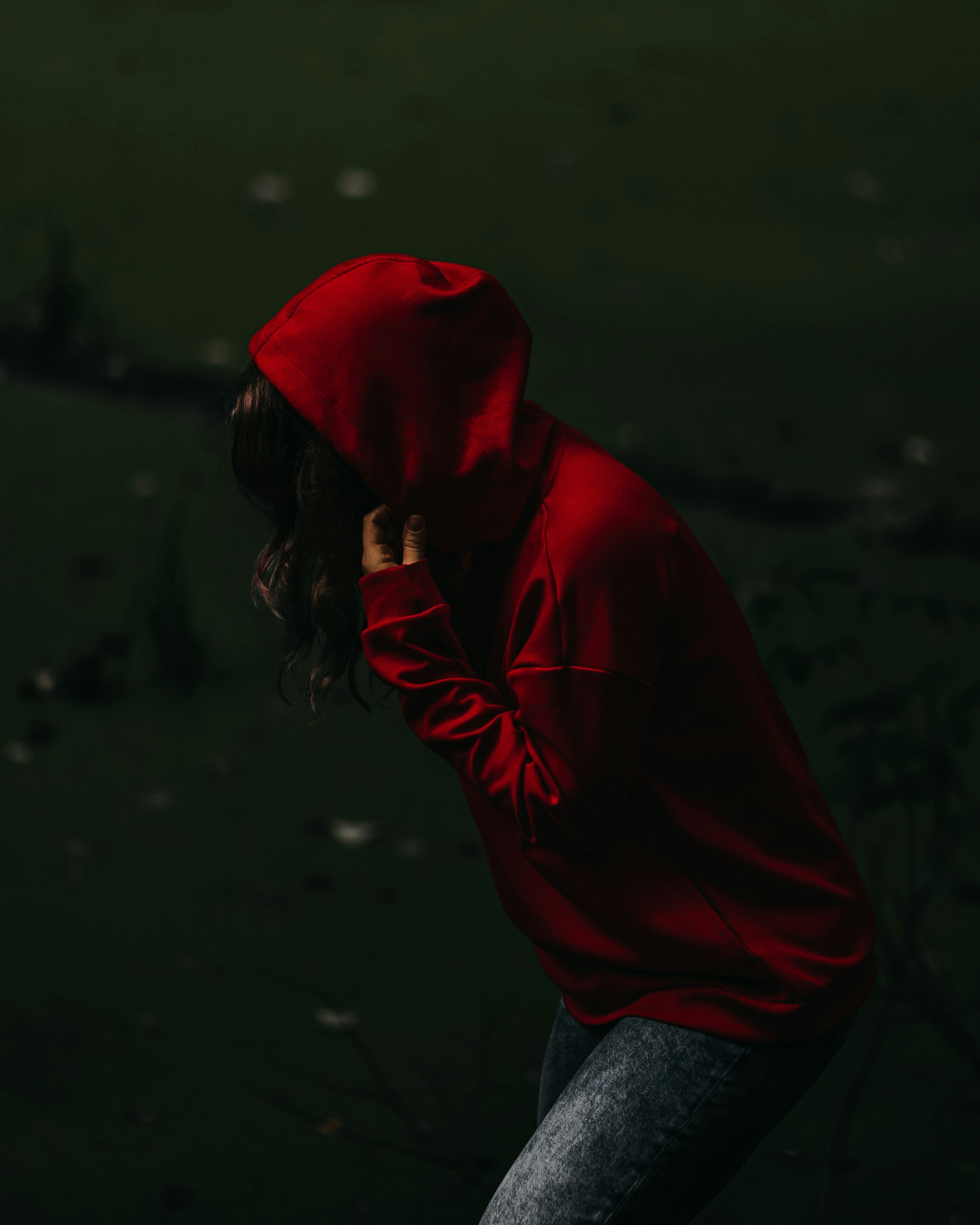 Disruptive Hoodie Red