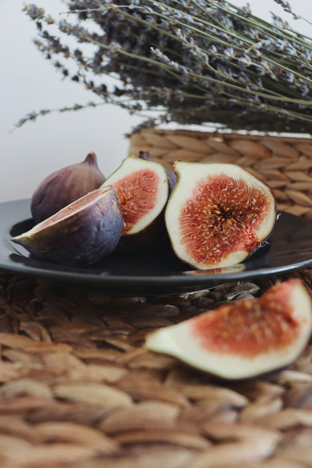 sliced fruit on white paper