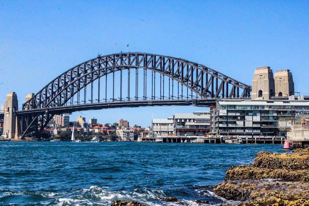 people walking on bridge over the sea during daytime