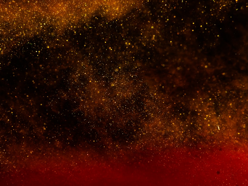 Illustration der gelben und schwarzen Galaxie