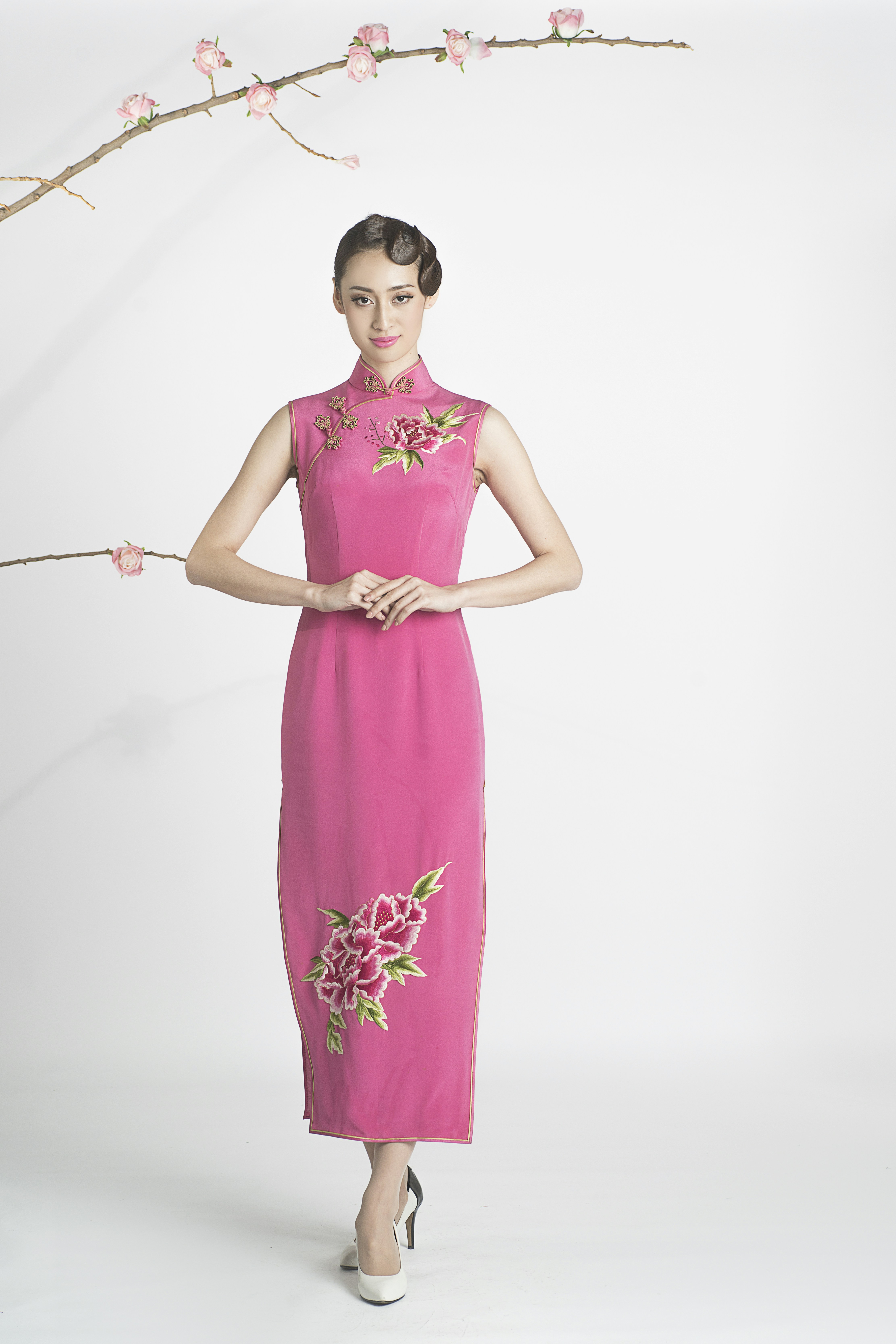 Idol-Inspired Floral Dress