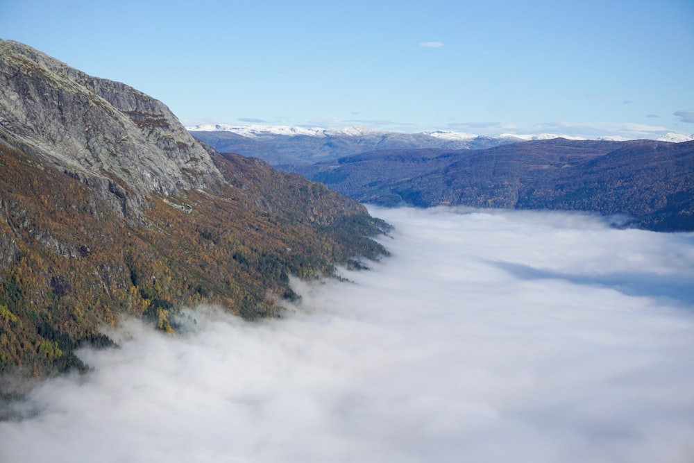 green and brown mountains under blue sky during daytime