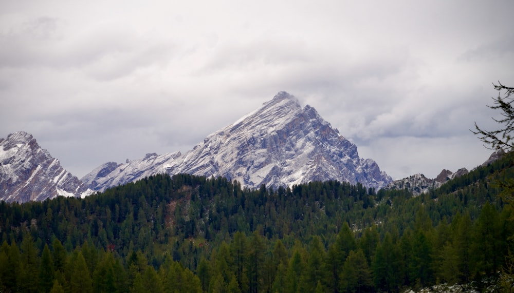 snow covered mountain during daytime