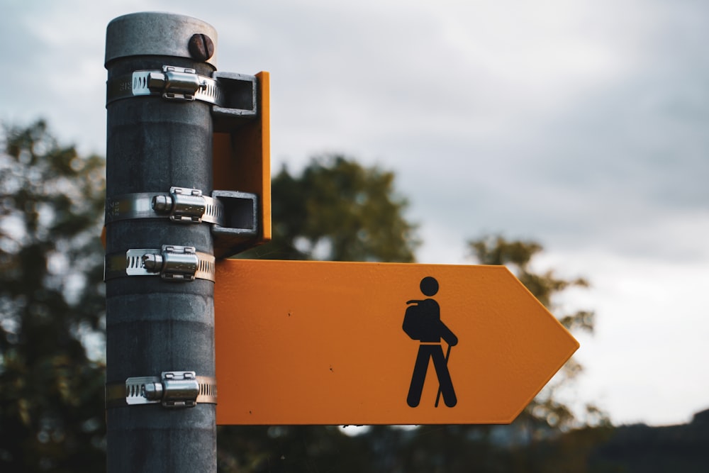 black and orange traffic light