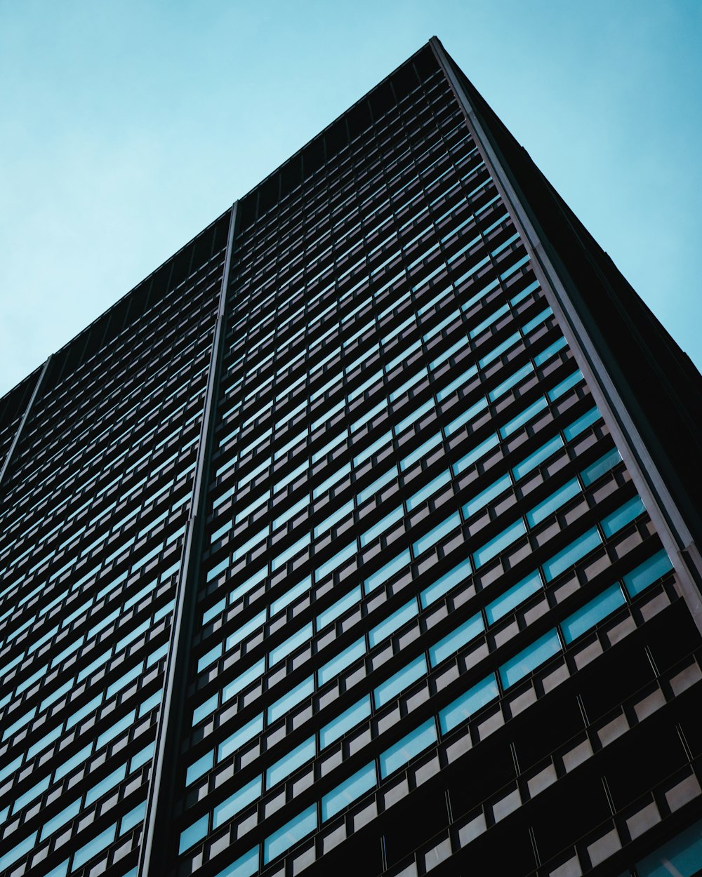 black and white concrete building