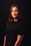 woman in black crew neck t-shirt
