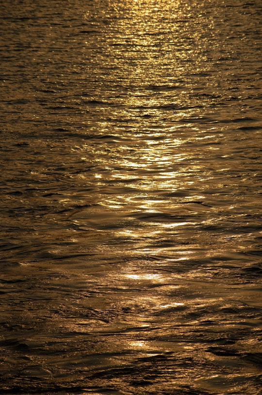 body of water during sunset in Baku Azerbaijan