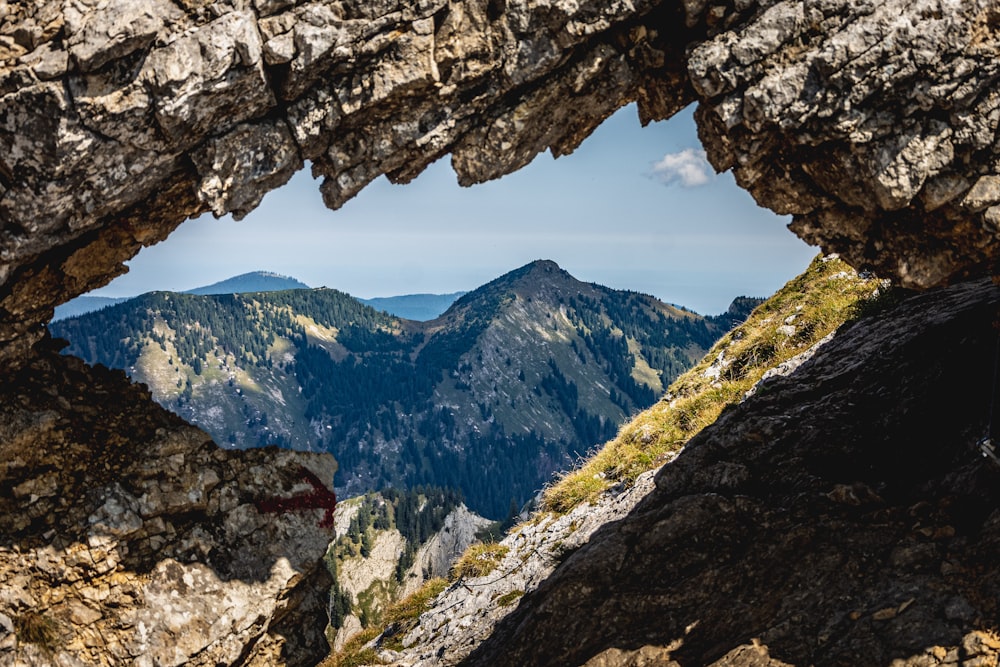 brown and gray rock mountain under blue sky during daytime