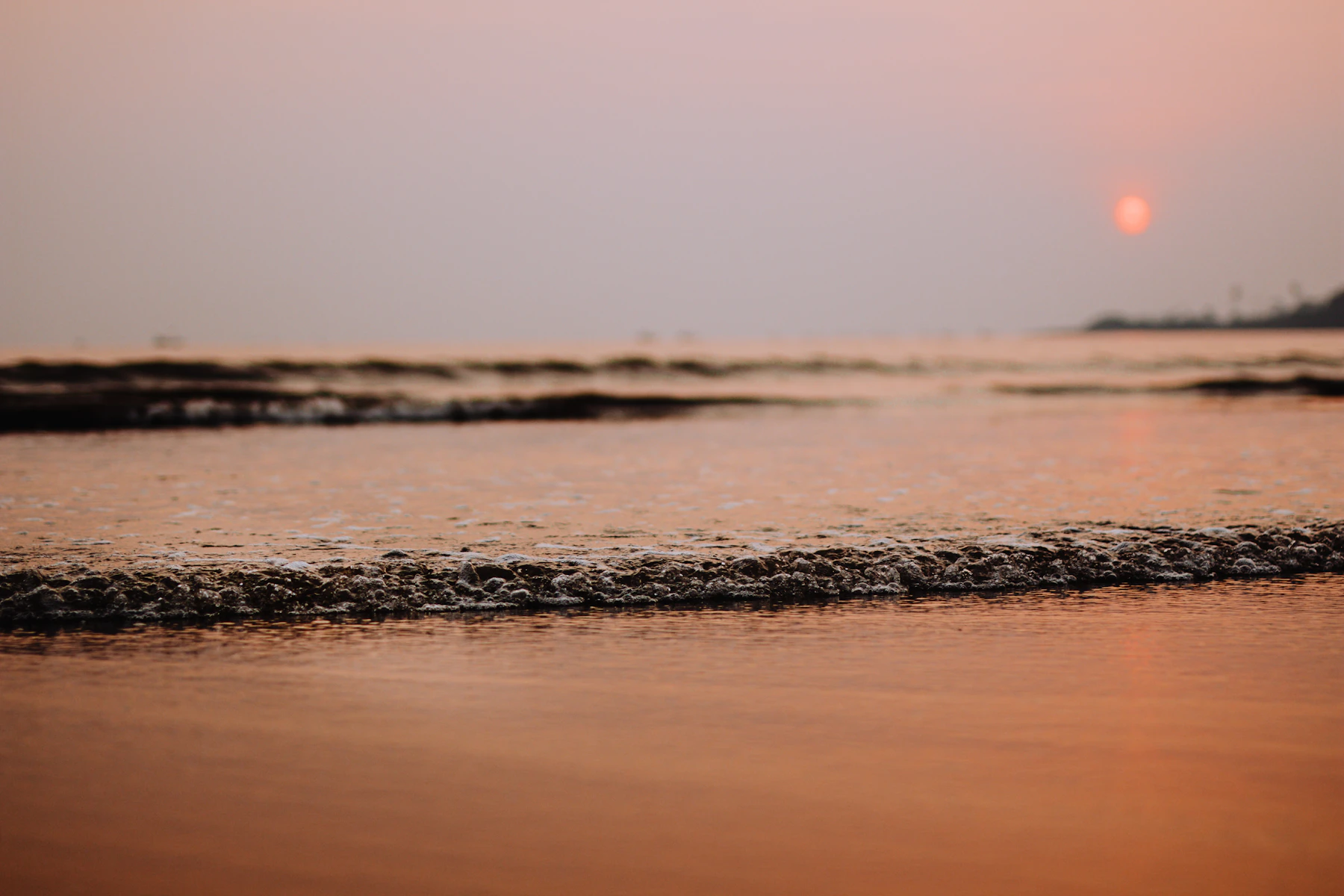 Waves on Versova beach