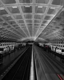Image of a modern underground railway station under construction.