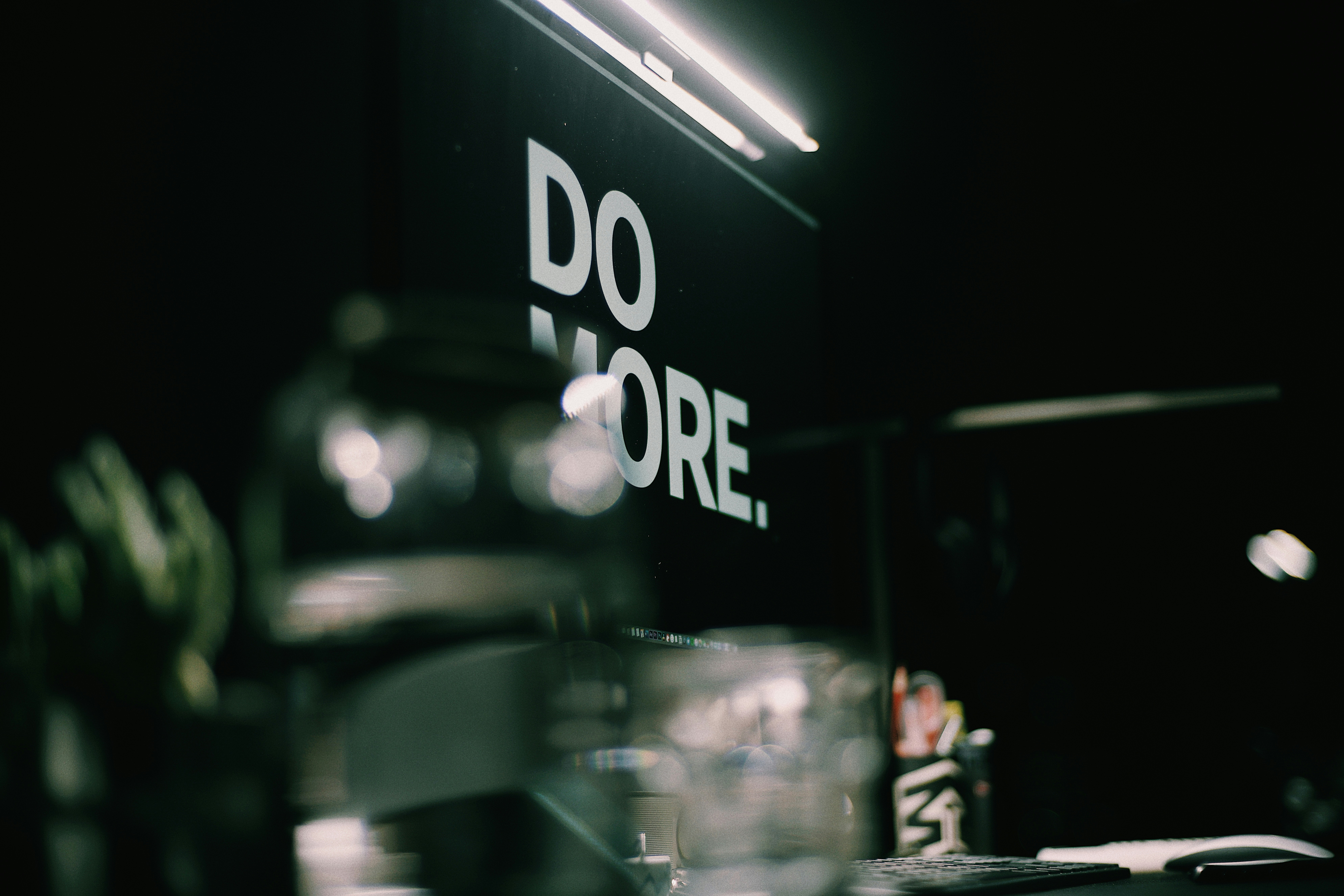 black and white coffee signage