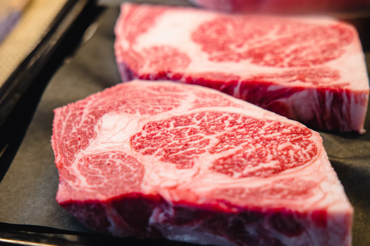 Hand-cut beef steak