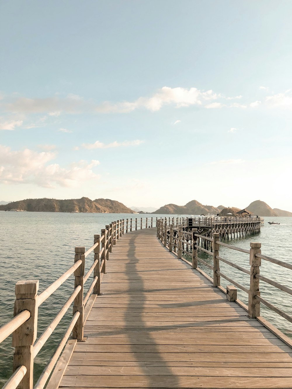 brown wooden dock on sea during daytime