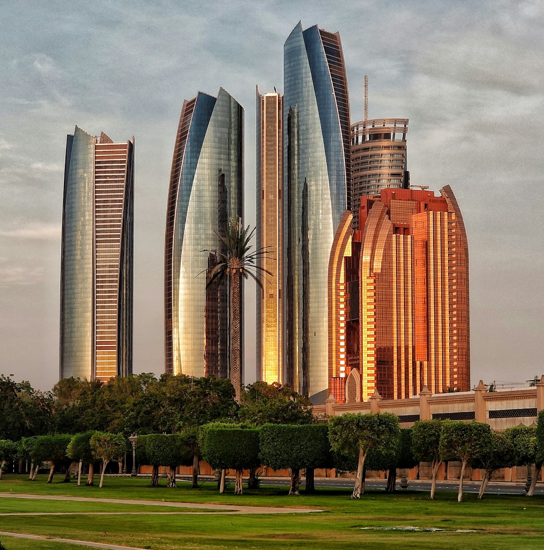 Landmark photo spot Etihad Towers - Abu Dhabi - United Arab Emirates Corniche Beach - Abu Dhabi - United Arab Emirates