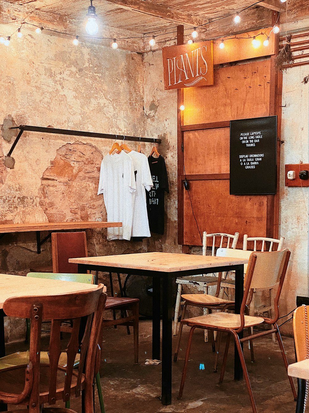 brown wooden table and chairs