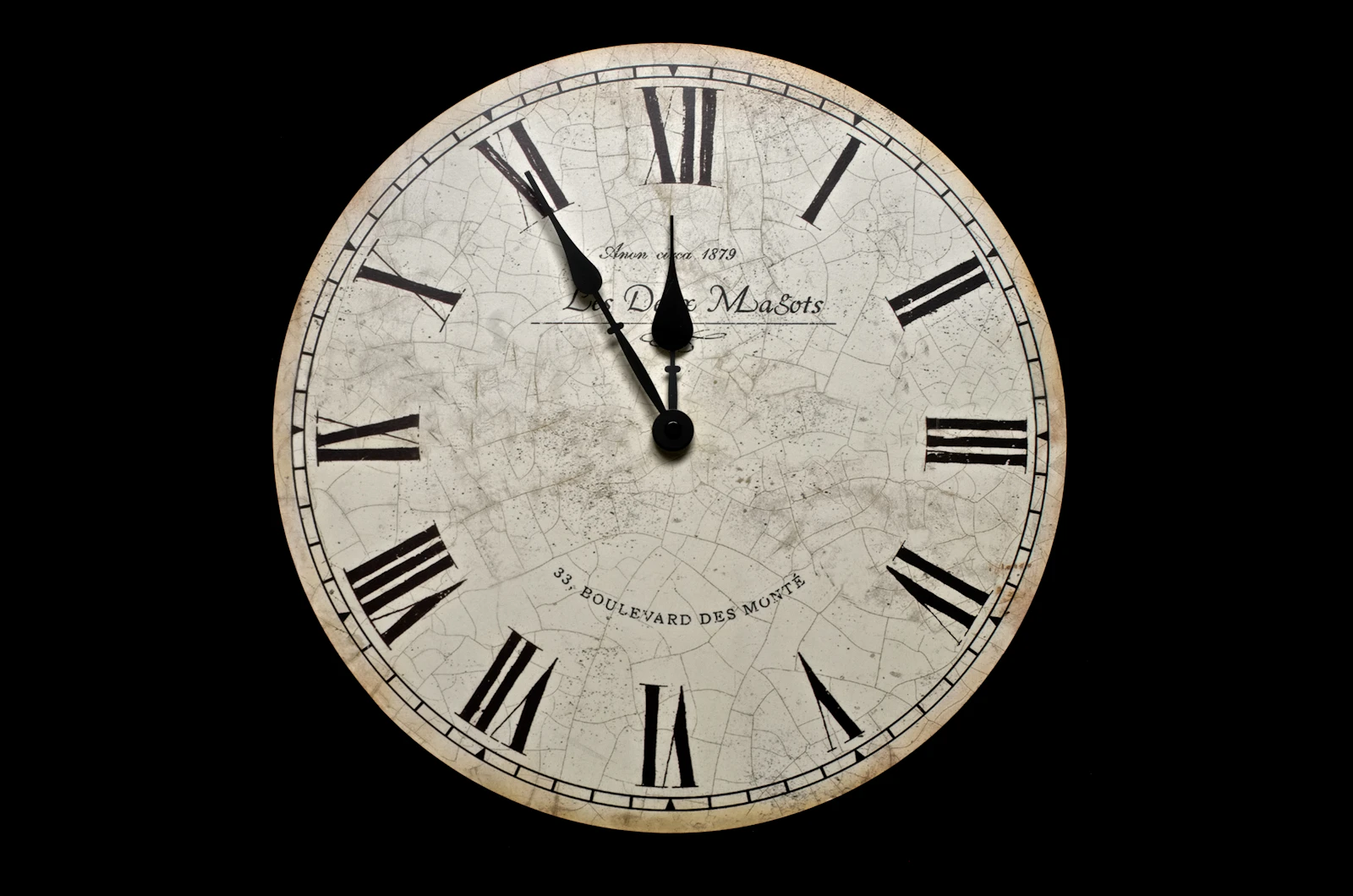 A cracked vintage wall clock, representing how crawl budget is a finite allowance a site can waste or spend well