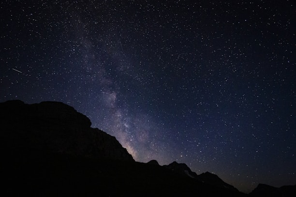 A breathtaking view of the Milky Way galaxy stretching across a clear night sky.