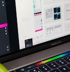 macbook pro displaying computer icons