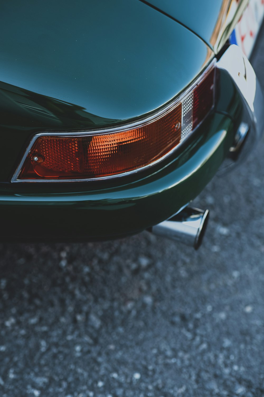 blue car with white and black car