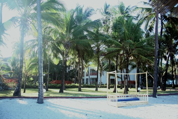 People standing on white sand beach during daytime — Diani Beach, Kenya