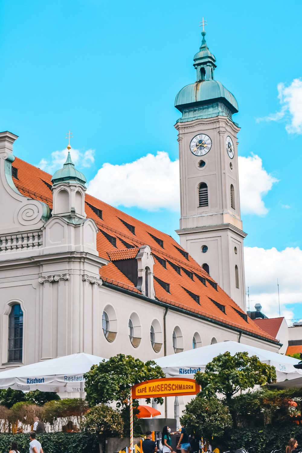 white and brown concrete church