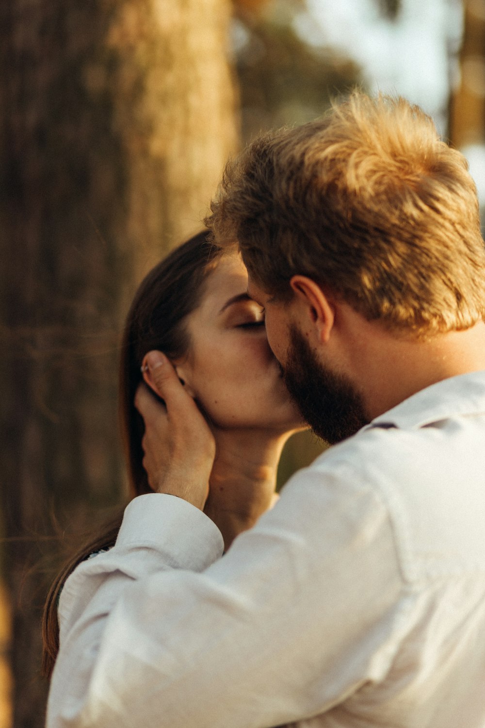 man in white dress shirt