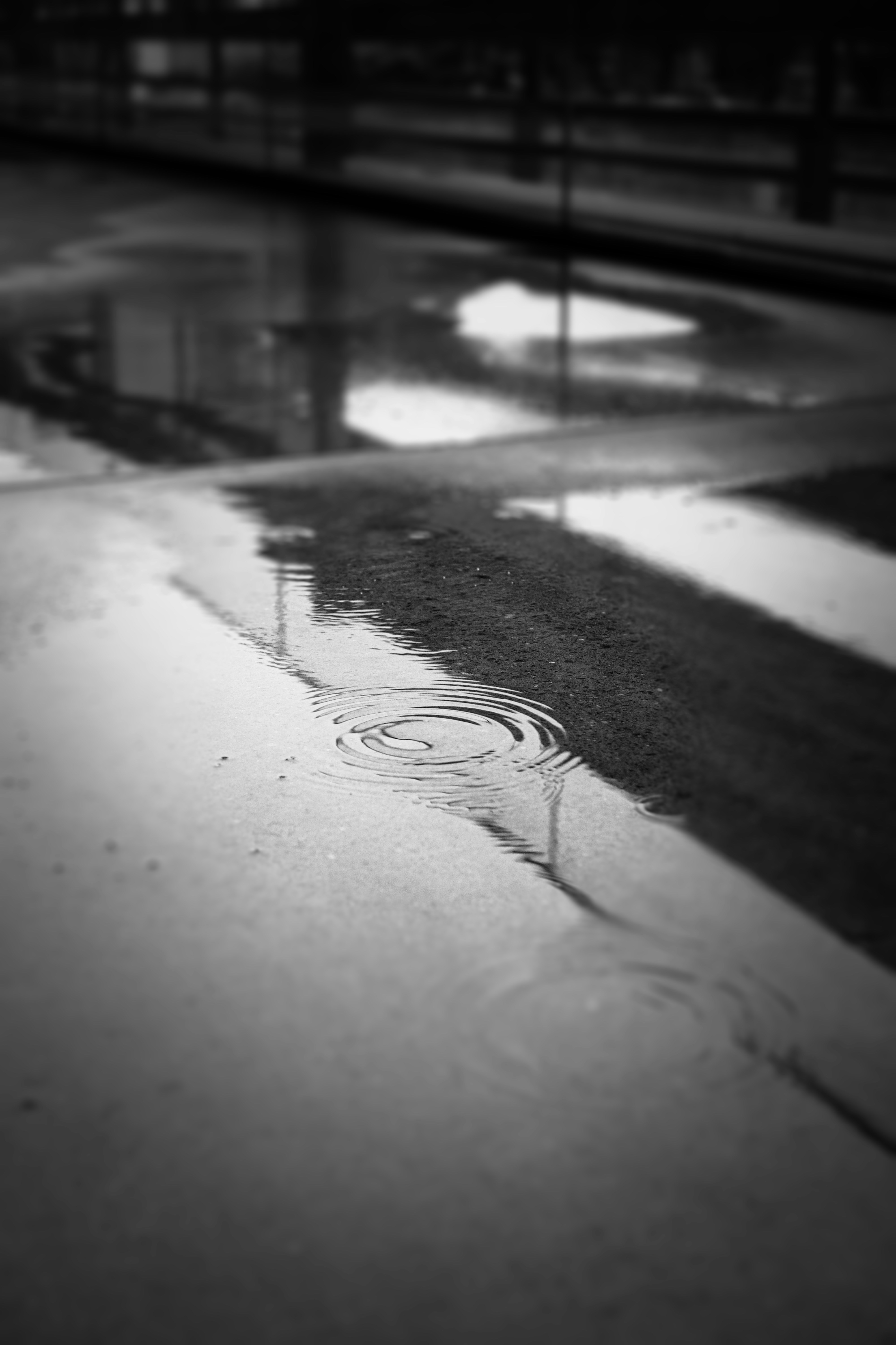 Basement floor drain in a Columbus home