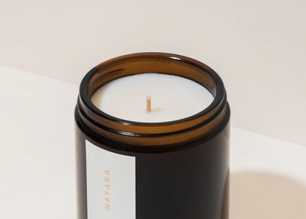 Frasco de fragancia para velas