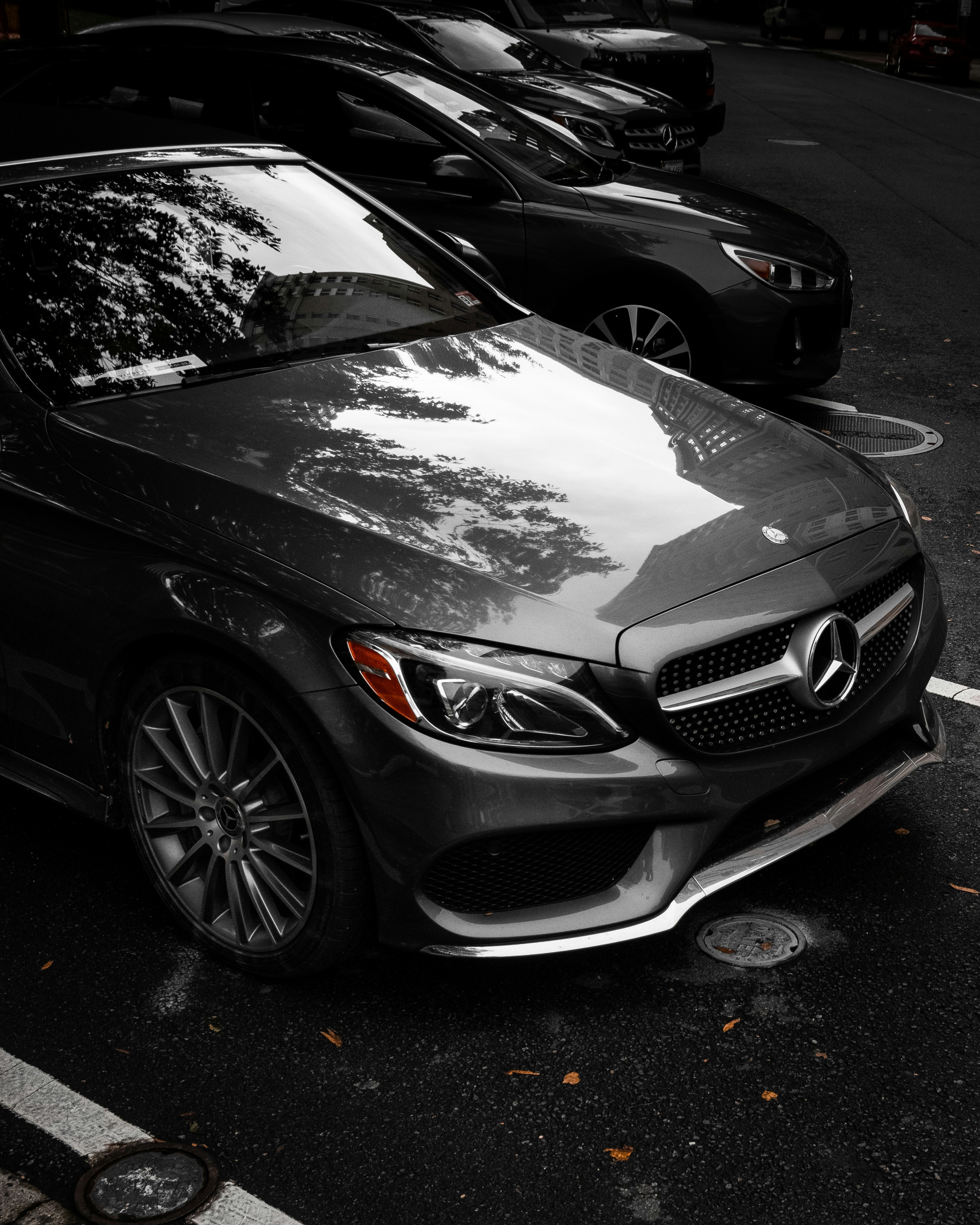 黒メルセデスベンツcクラスの写真 Unsplashの無料写真