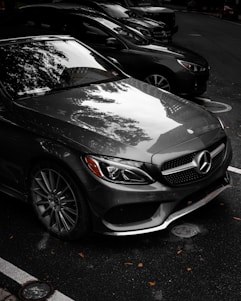black mercedes benz c class