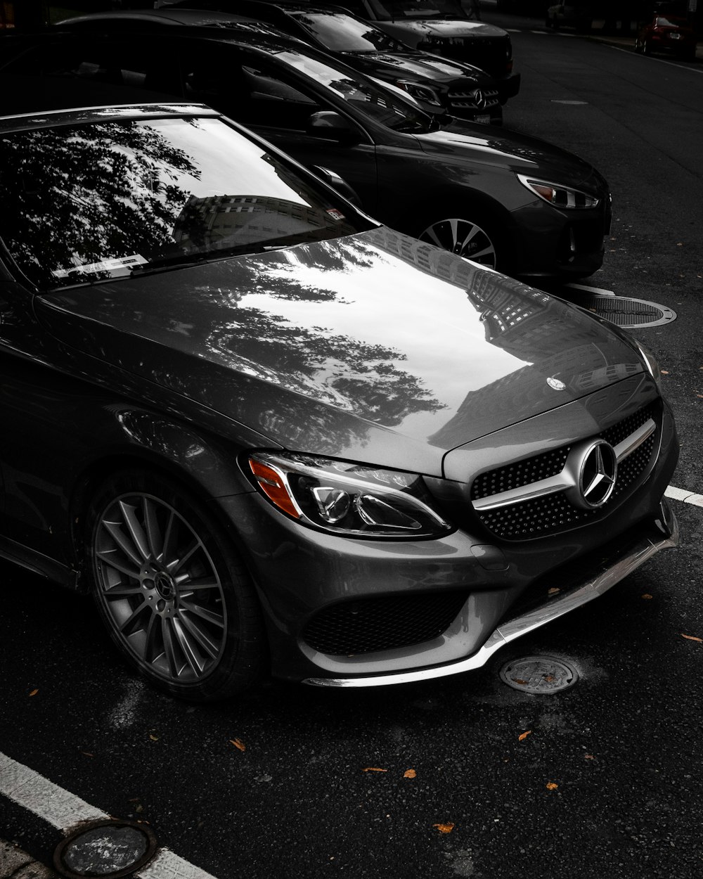 black mercedes benz c class