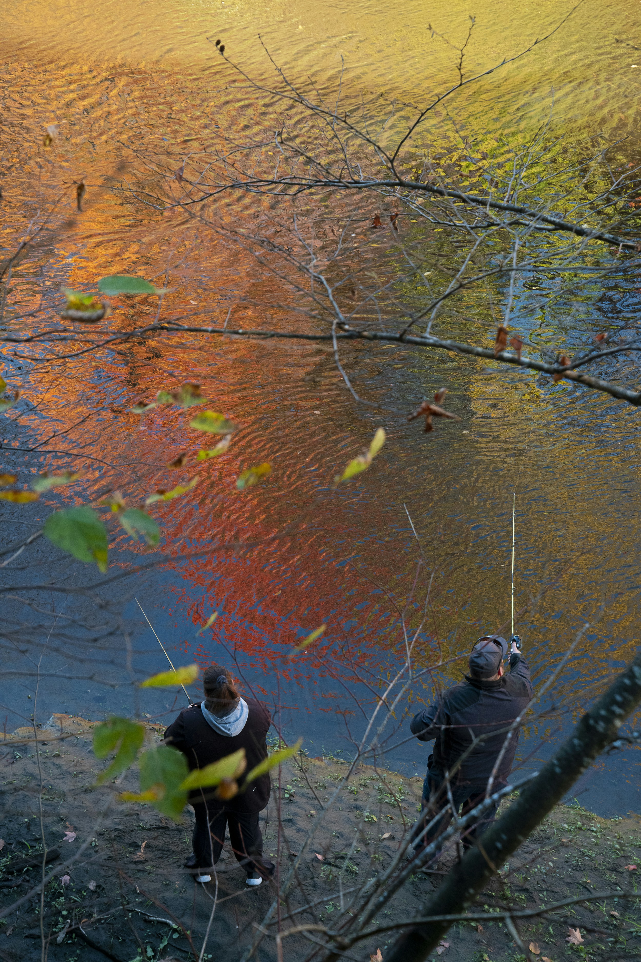 People fishing on river during daytime photo – Free Coaticook gorge ...
