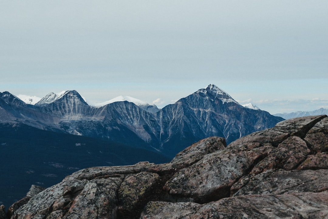 snow covered mountain during daytime