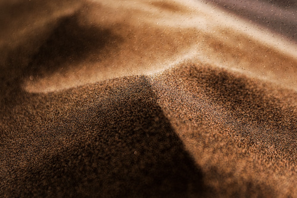 brown textile in close up photography