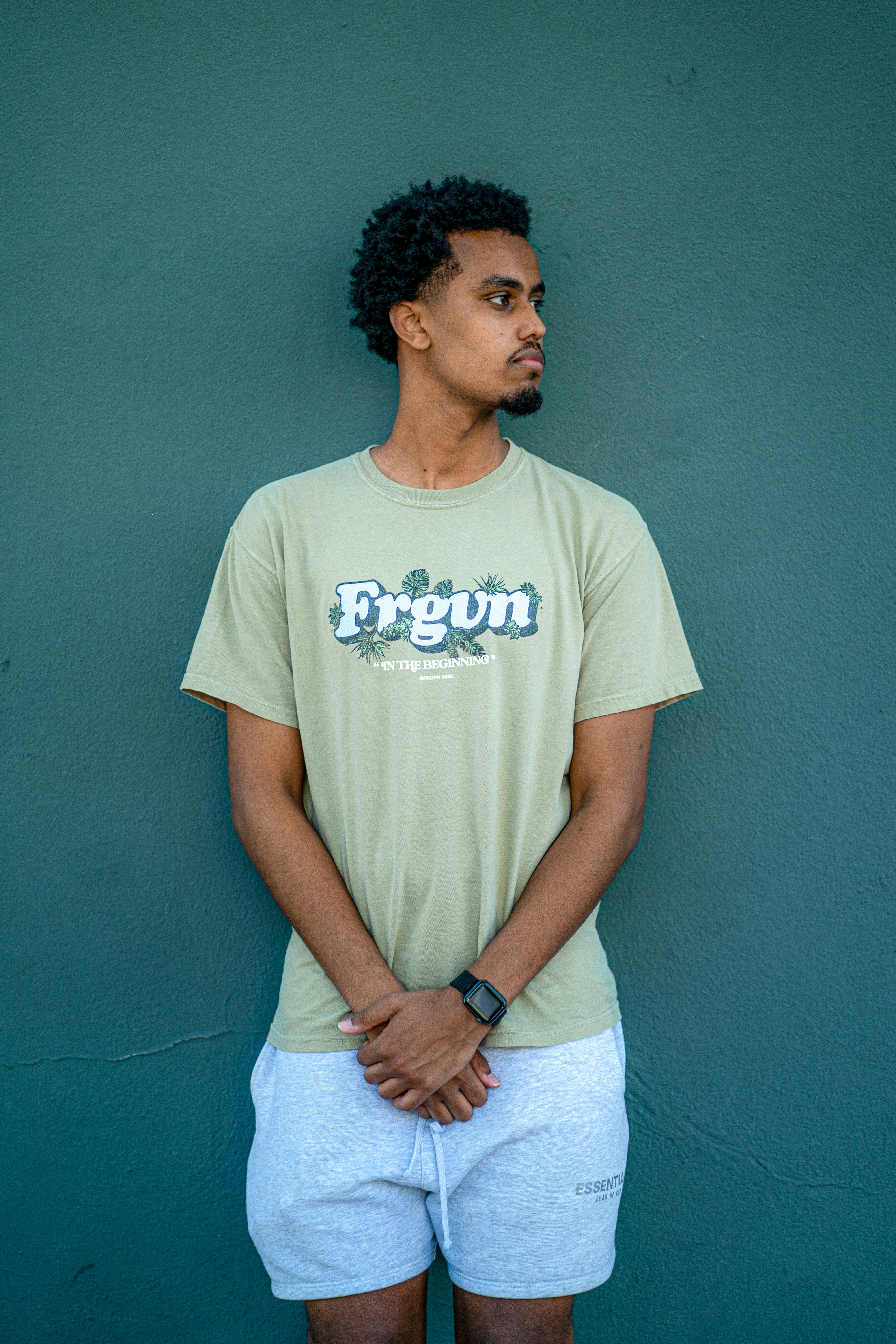 woman in white crew neck t-shirt and white shorts