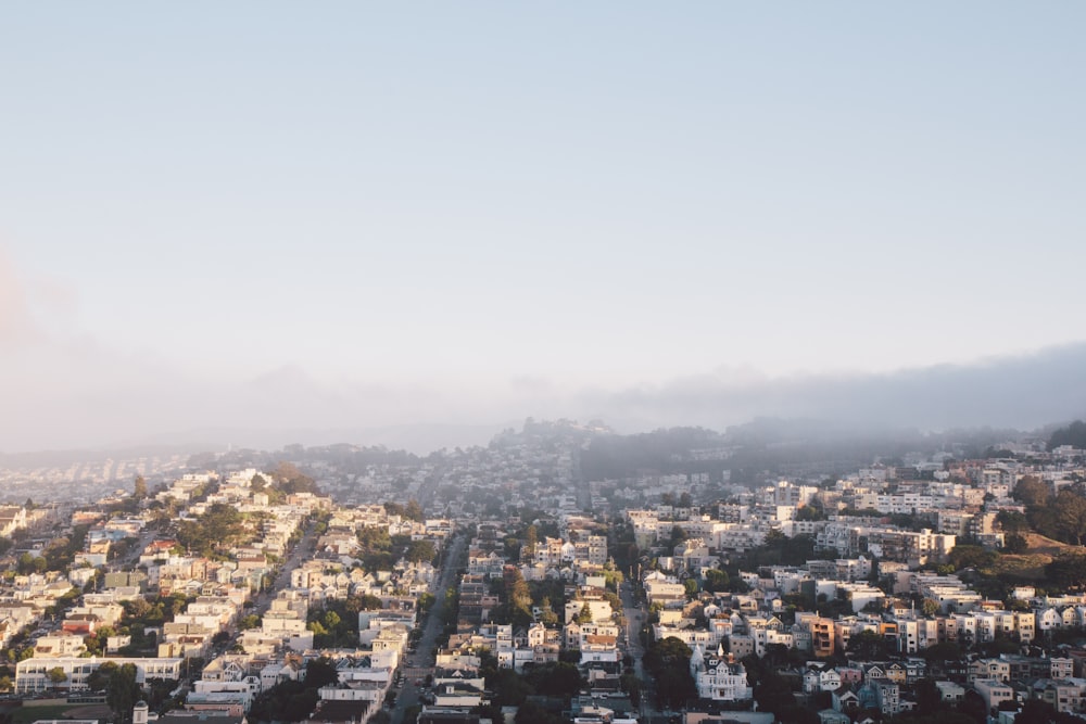 aerial view of city during daytime