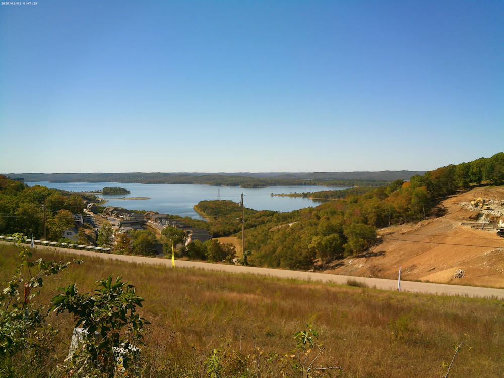 Table Rock Lake scenery near Branson in the Missouri Ozarks