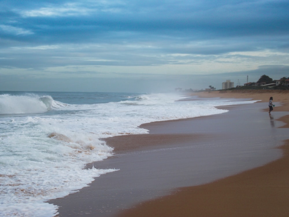 people walking on beach during daytime