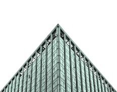 grayscale photo of high rise building