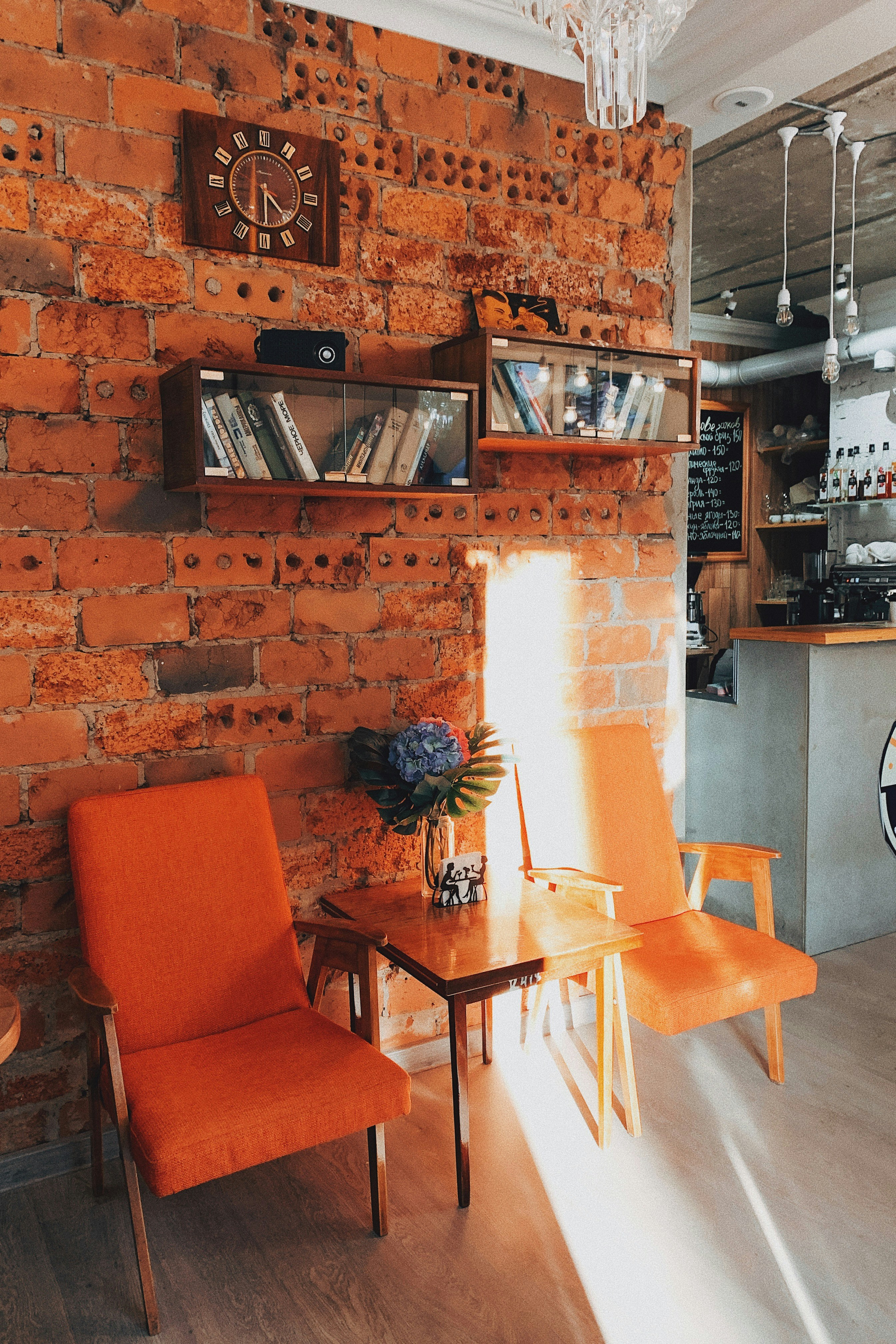 brown wooden table and chairs