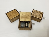 A beautiful music box showcasing a personalized song.