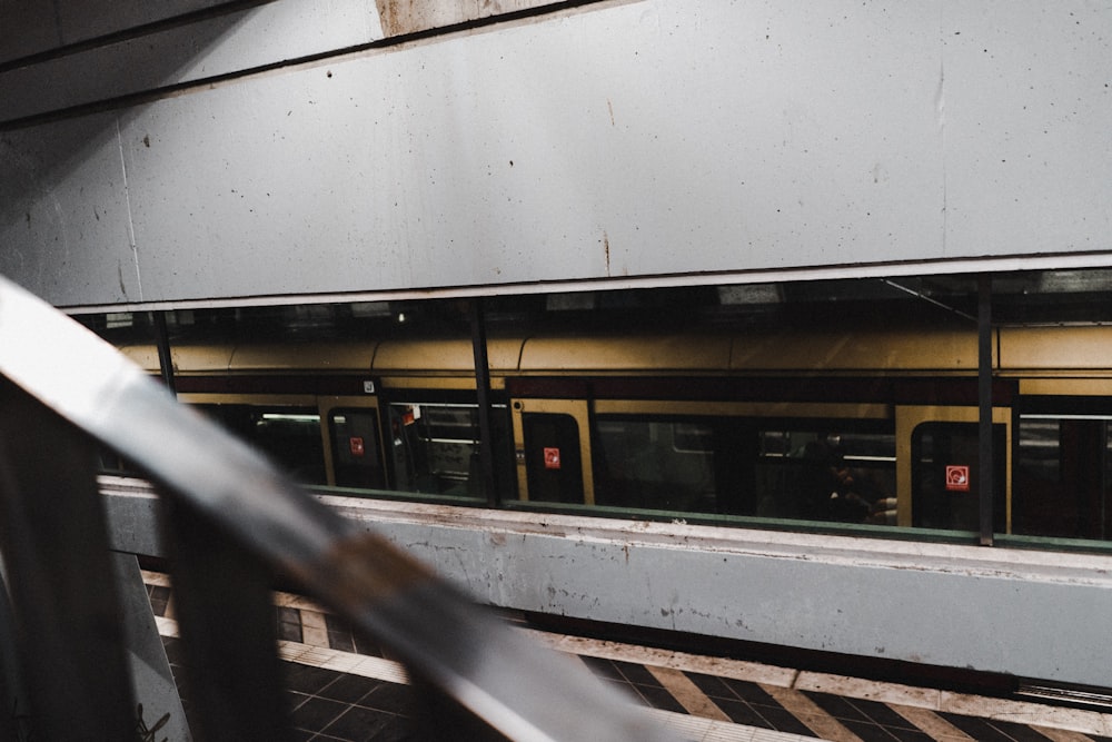 white and black train during daytime