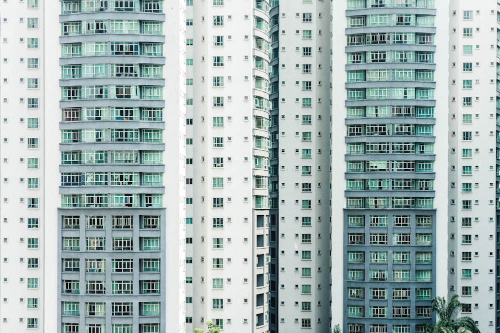 white and green concrete building