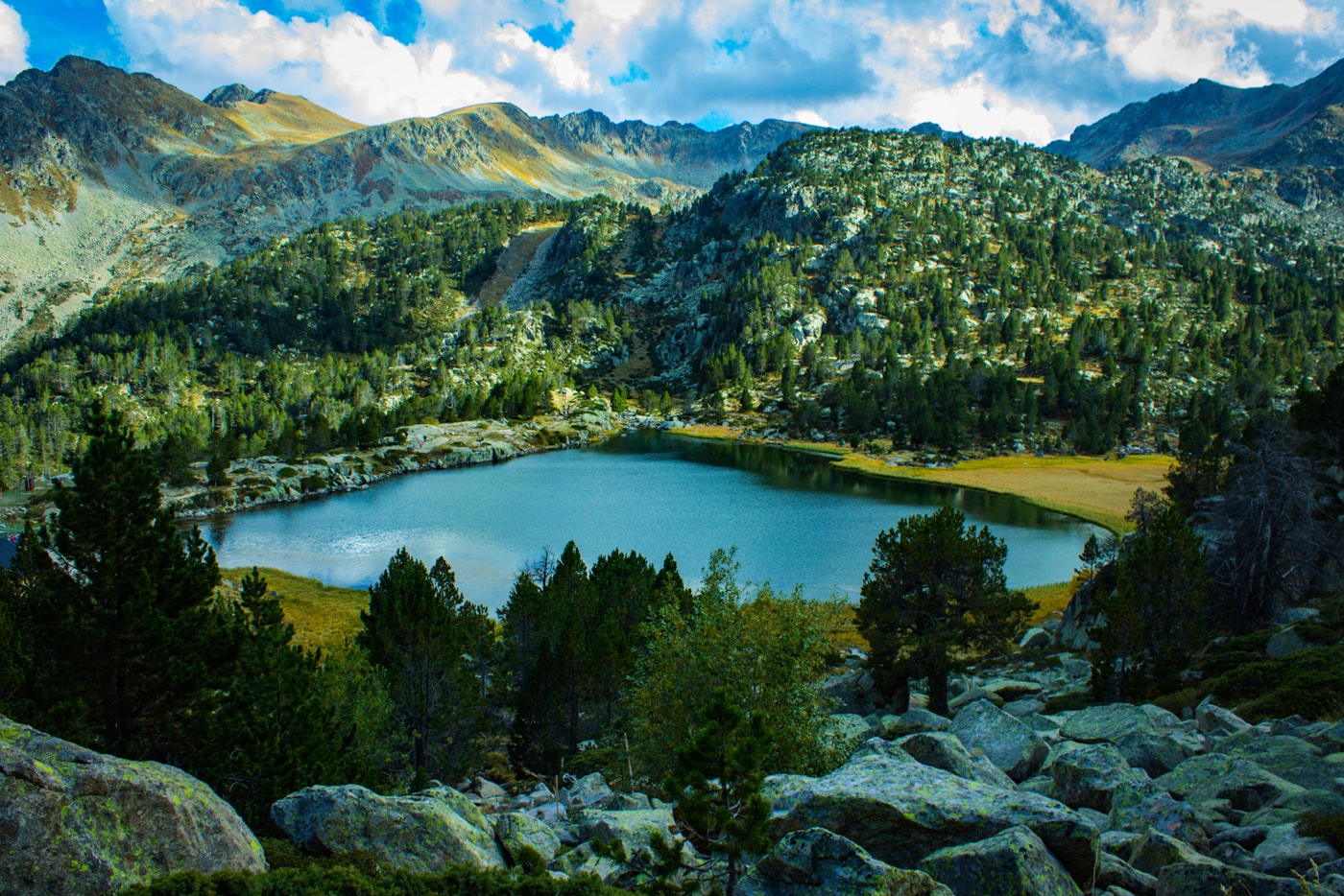Mountainous landscape of Andorra