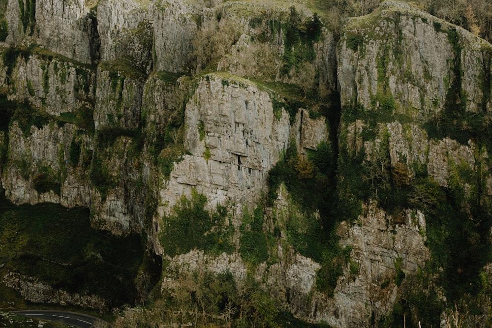 gray rock formation during daytime