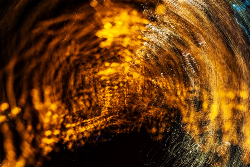 brown and black fur textile